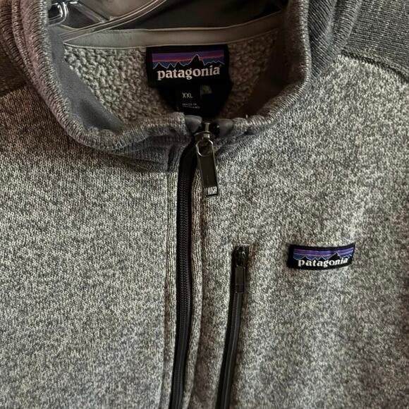 Patagonia 1/4 zip Better Sweater pullover nickle forge grey pocket 2x size XXL - Picture 11 of 12